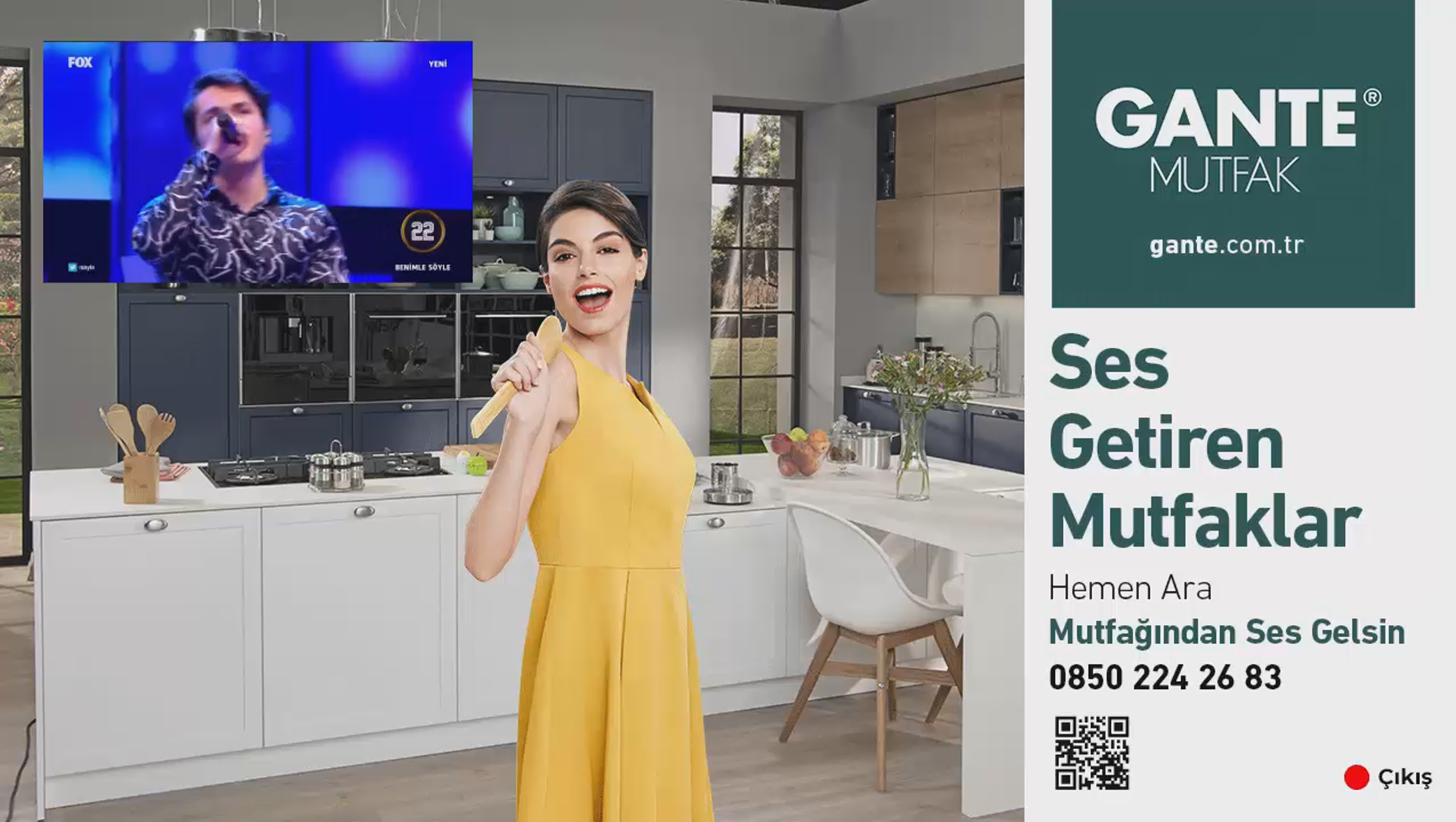 Gante Mutfak Etkileşimli Fox TV Reklamı